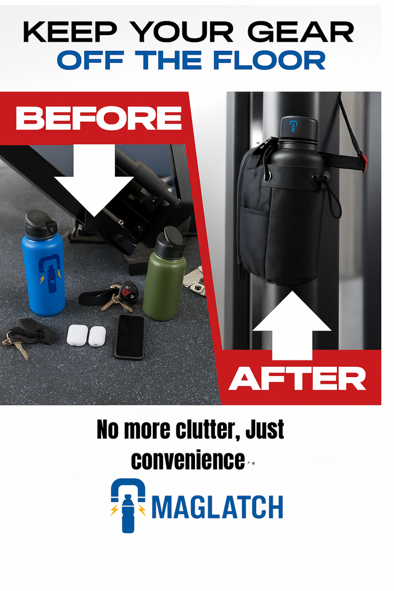 MagLatch™ Bottle Holder – Magnetic Water Bottle Bag