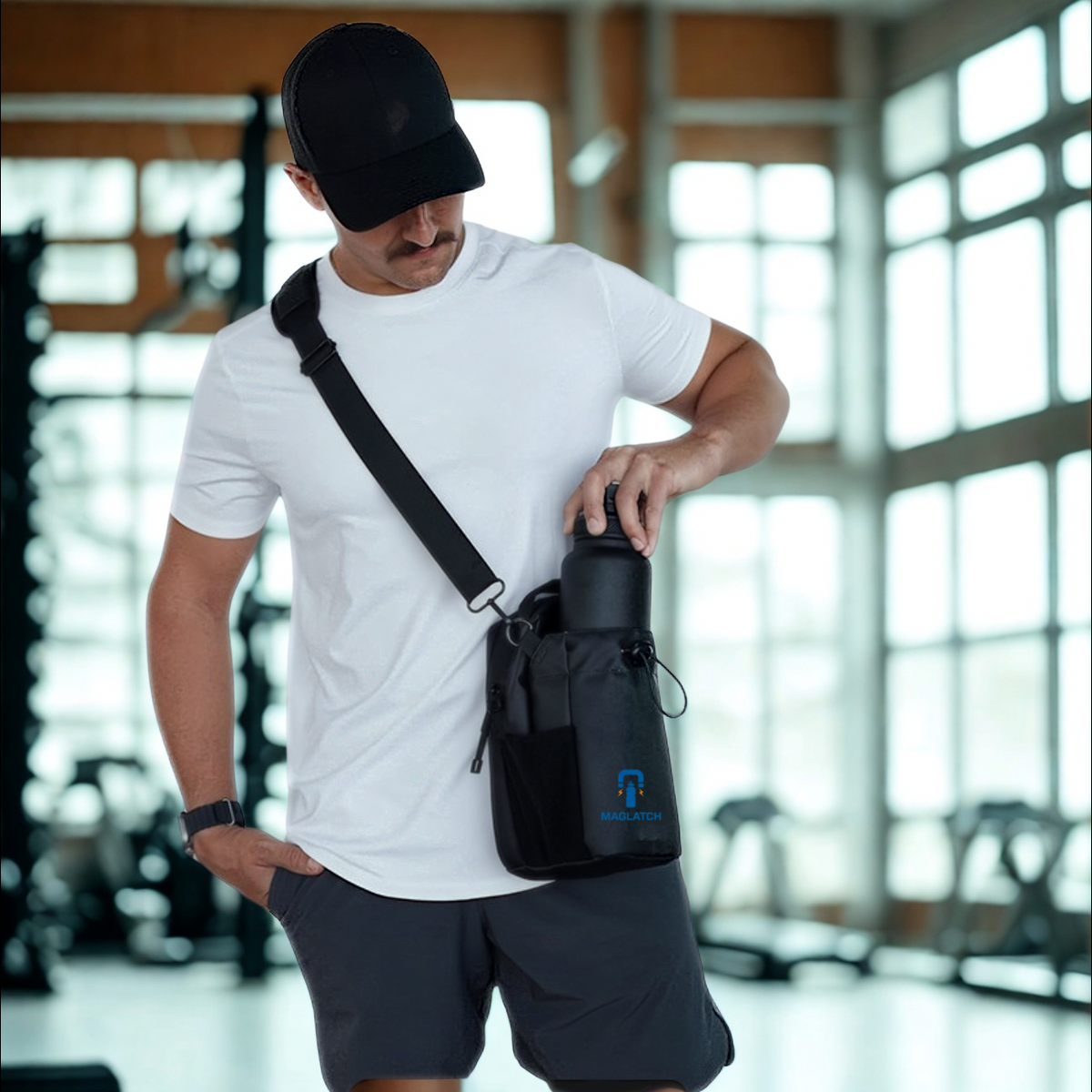 MagLatch™ Bottle Holder – Magnetic Water Bottle Bag